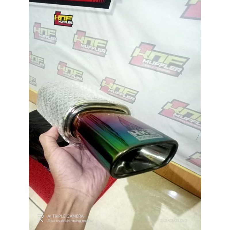 Knalpot mobil hks kotak