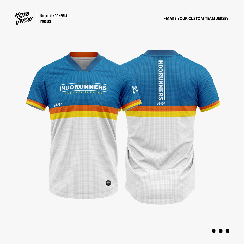 Jual Jersey Lari Free Design Full Printing Indonesia