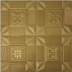 FAYES Wallpaper 3D Dinding Foam Kecil Motif Bunga / Walpaper Foam U96-LB50015