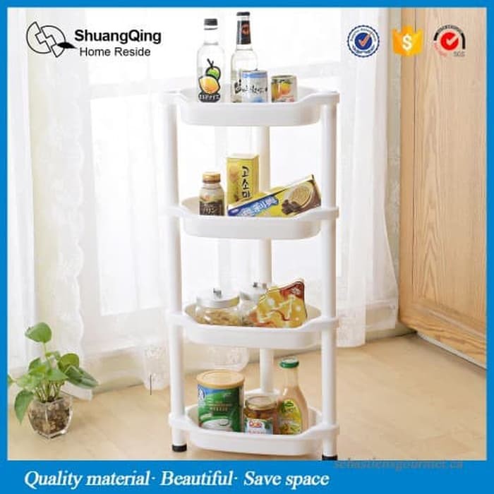 RAK SUDUT RAK 4 SUSUN RAK SUDUT BERDIRI RAK SUDUT KAMAR MANDI DAPUR