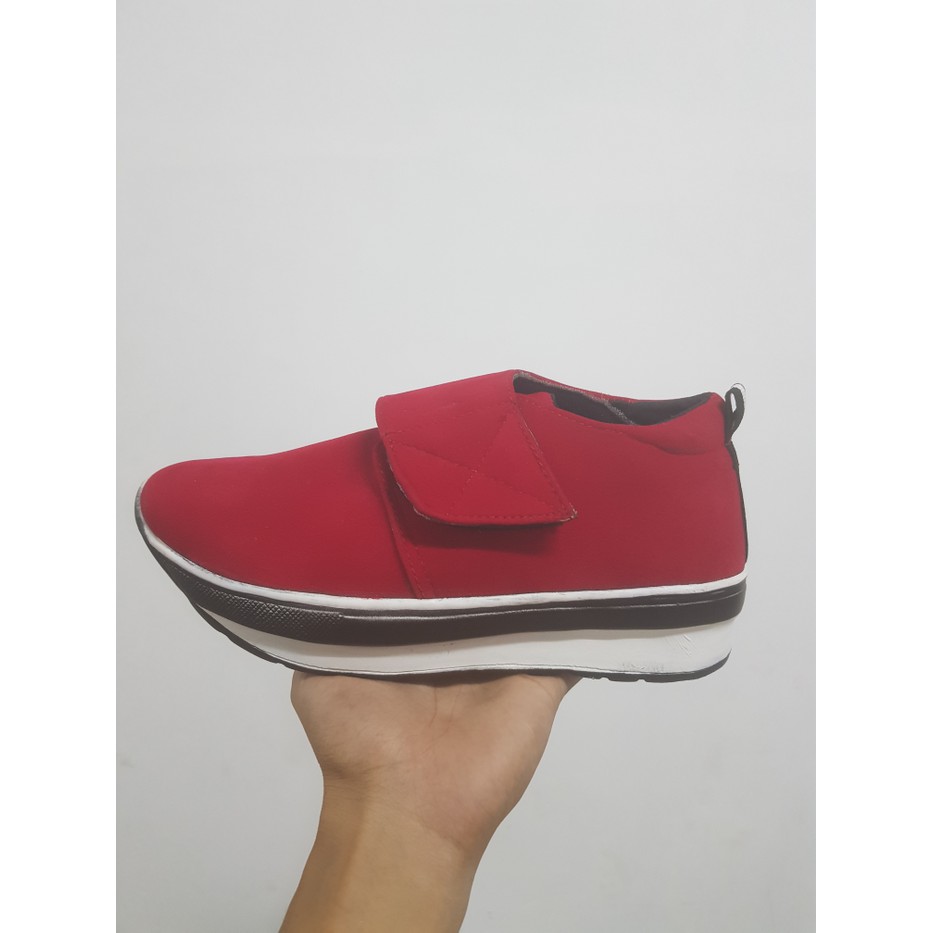 SNEAKERS JJ31 merah/hitam