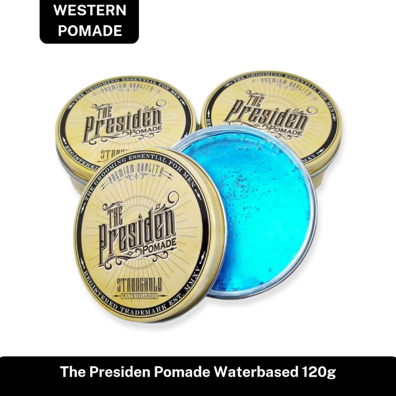The Presiden Pomade Waterbased Stronghold Premium Quality 120g