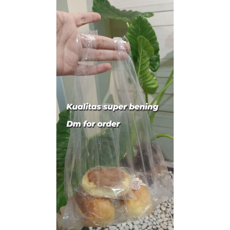 SR PLASTIK Kantong Kresek PE bening ( pabrik langsung) isi 50-100