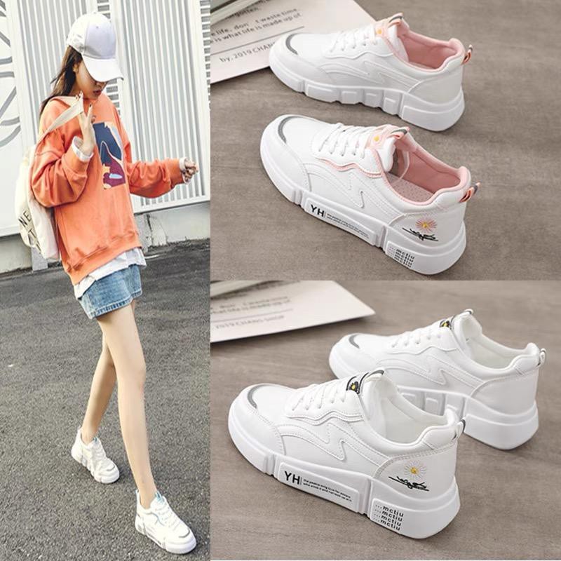 Free BOX Sepatu Sneaker Putih Wanita Import Premium Quality Sepatu Olahraga Sepatu Casual Sneakers Wanita Sport Shoes M99