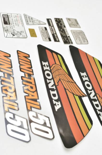 Sticker Decal Honda Z50 minitrail 1978 Hatesix