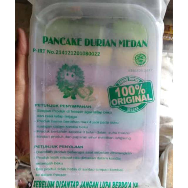 

Pancake Durian Mini isi 21