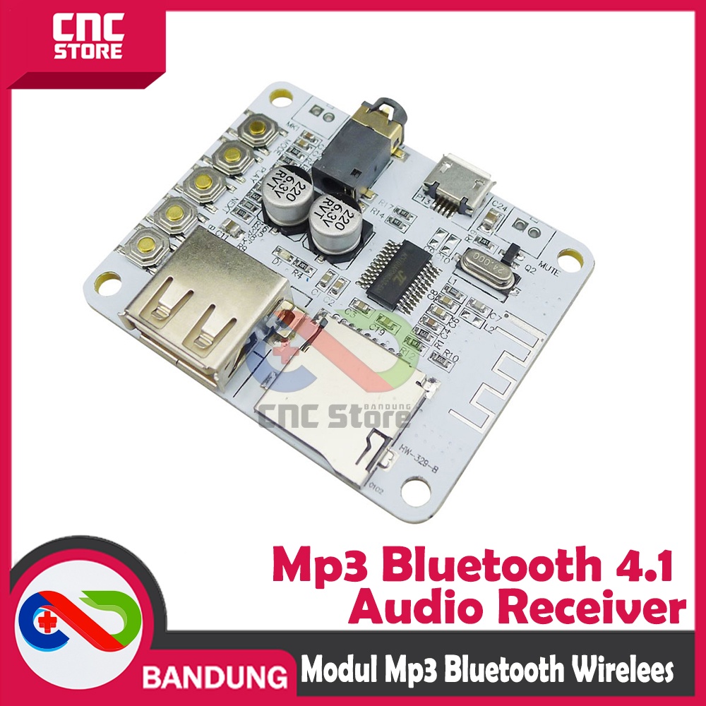 MP3 WIRELESS BLUETOOTH AUDIO RECEIVER BOARD MODULE WITH USB TF CARD