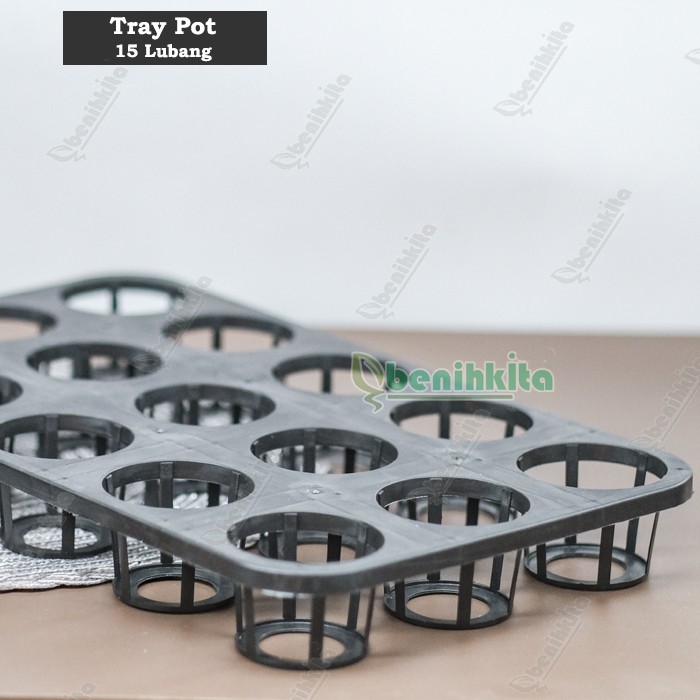 Tray Semai/Pot Tray Bibit Anggrek 15 Lubang