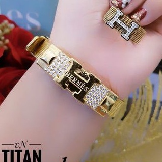 TiTanium set gelang cincin p739