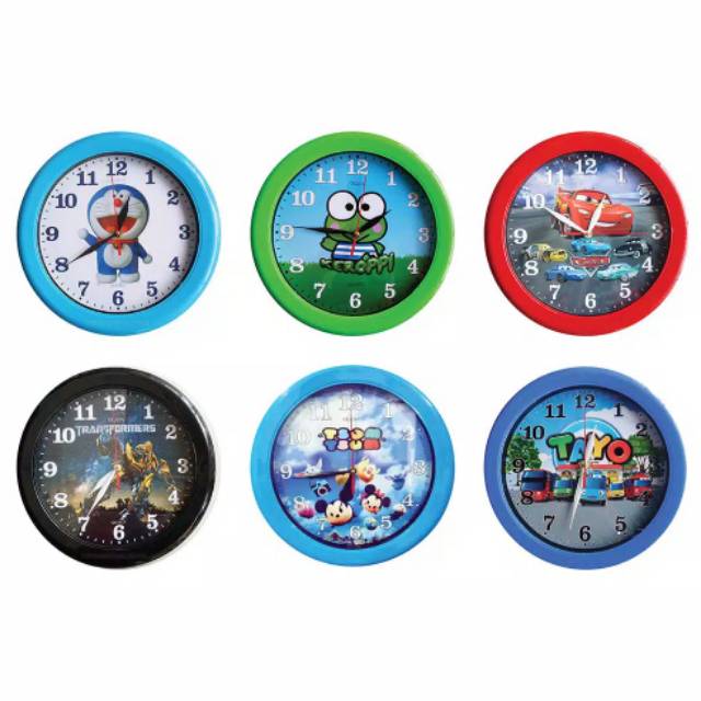 OGANA jam Dinding Karakter Diameter 30Cm