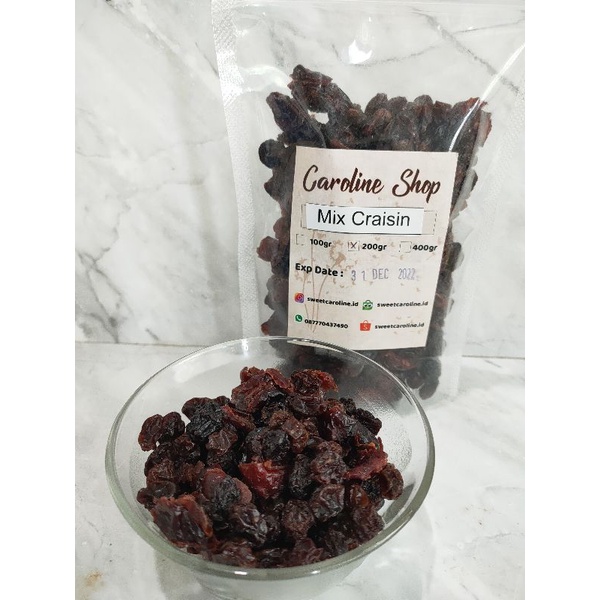 

100gram Mix Craisin /Cranberry Raisin
