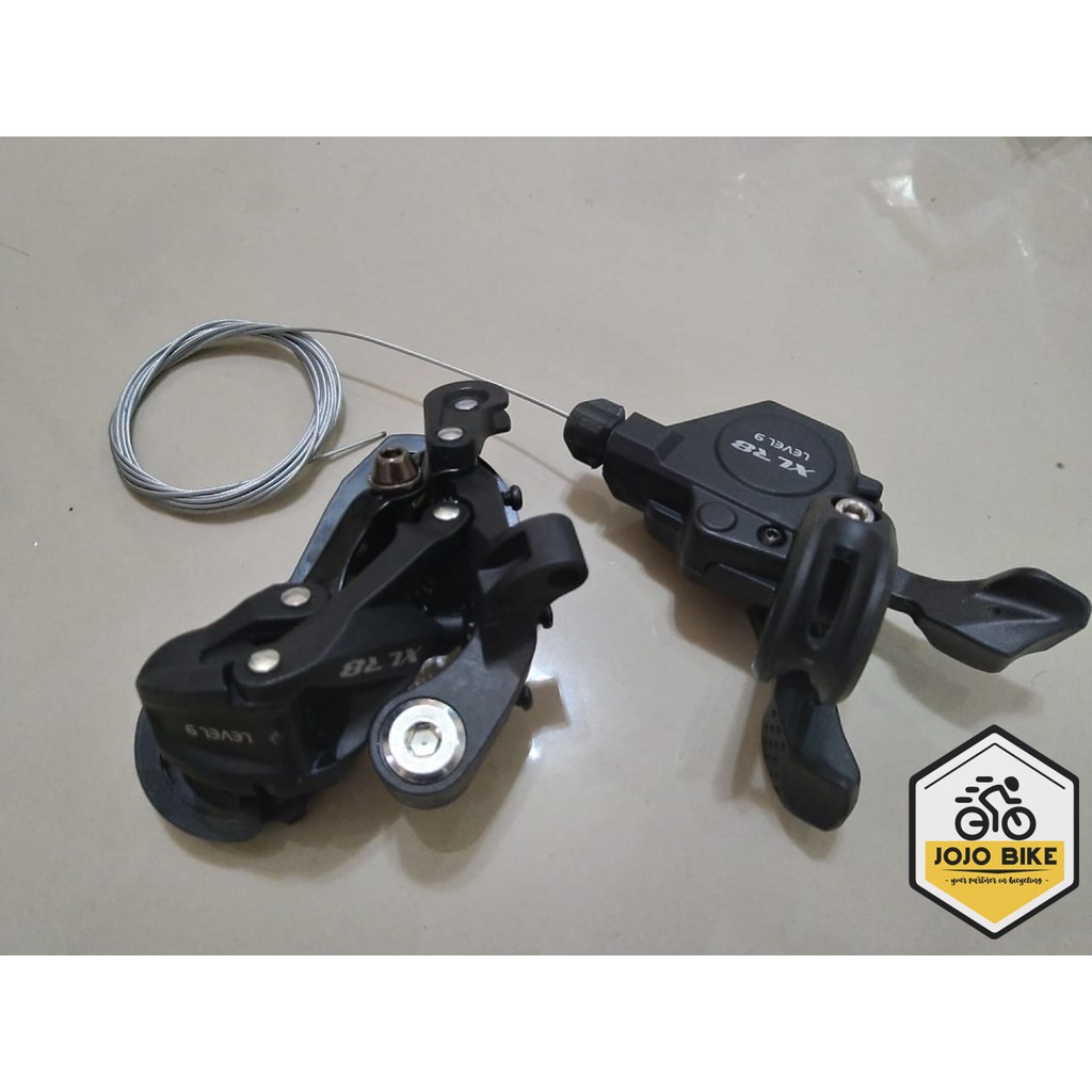 MINI GROUPSET 9 SPEED RD, SHIFTER XLR8 SHORT SEPEDA LIPAT, ROADBIKE, MTB