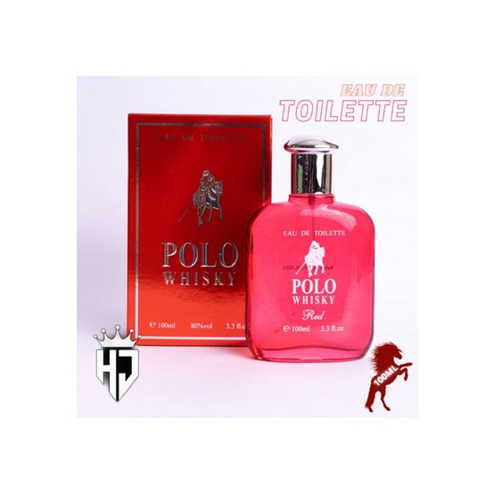 PARFUME POLO WHISKY RED  pria 100ml