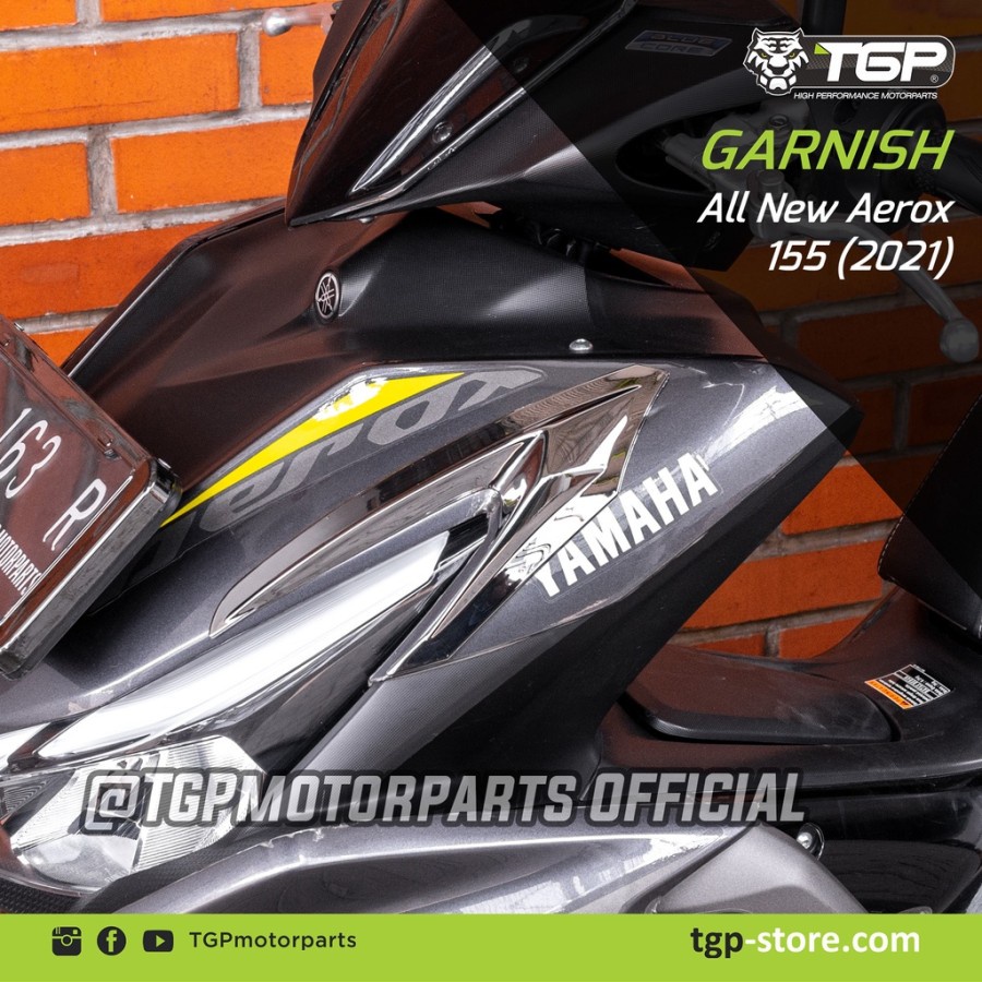 Garnish Lampu Depan All New Aerox 155 Connected 2021 TGP