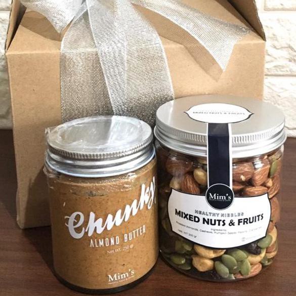 

Terbaru Paket Mixed Nuts & Fruits 300gr dan Almond Butter 250gr