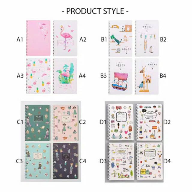 

Buku Tulis Spiral A5 Motif