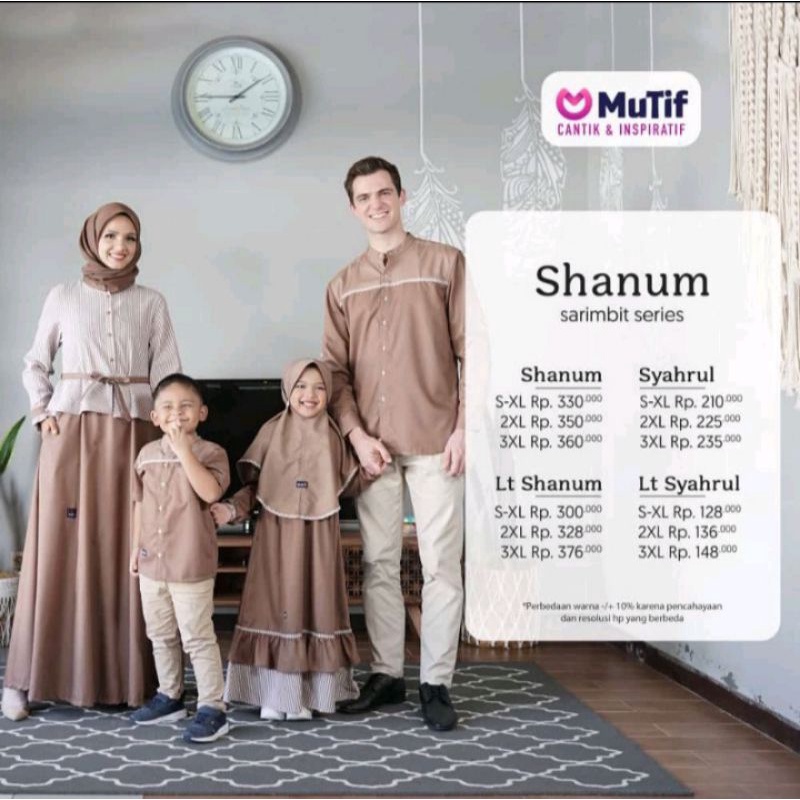Sarimbit Shanum Couple Keluarga Mutif Terbaru