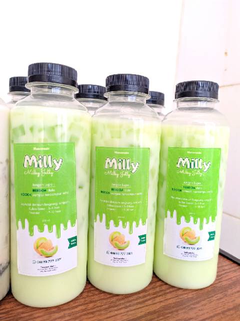 Milly Melon Es Jelly Es Susu Jelly Best Seller Shopee Indonesia