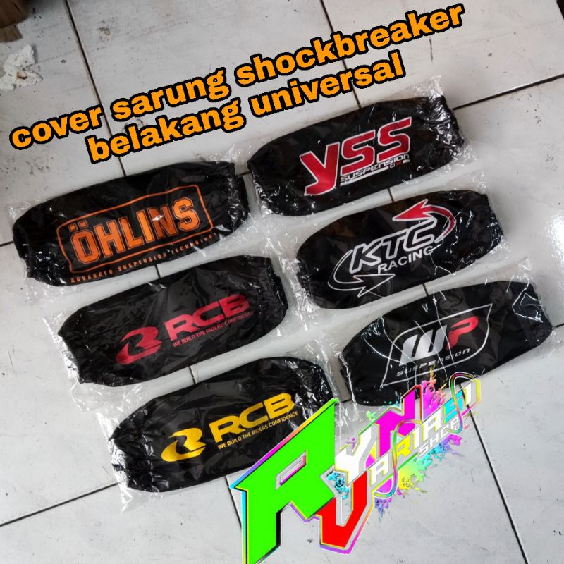 sarung shok cover tutup shock breaker belakang universal matic bebek ohlins yss rcb ktc wp beat vari