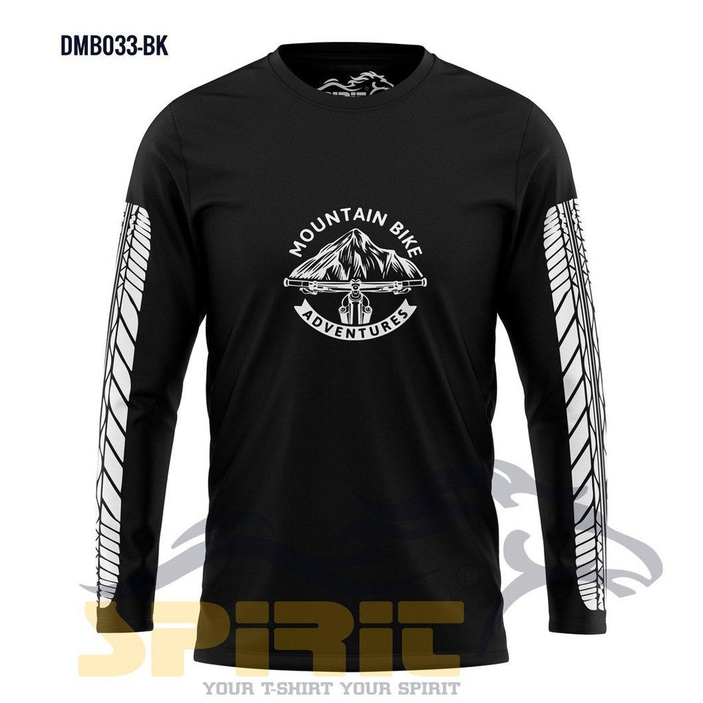 Kaos Sepeda Gunung Mountain Bike Lengan Panjang Pria Wanita