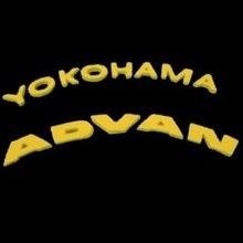 Stiker Ban / Tulisan ban ADVAN YOKOHAMA