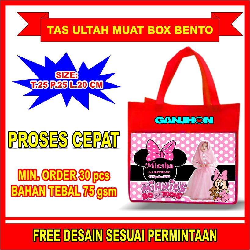 

tas souvenir Goodie Bag perlengkapan pesta ulang tahun Ultah anak BISA BELI SATUAN DAN CUSTOM