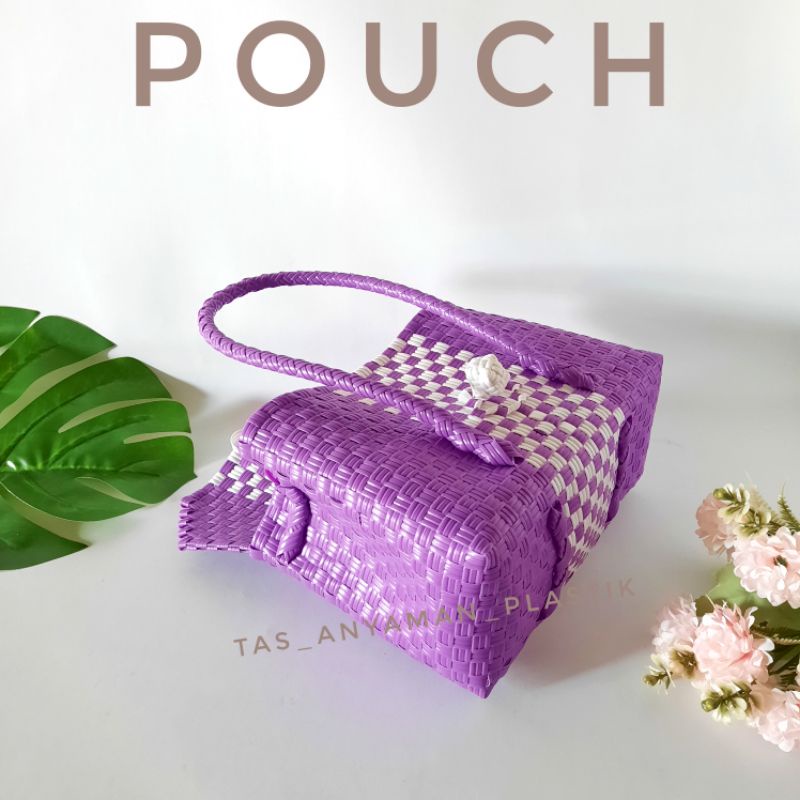 Dompet Tali Panjang Wanita Anyaman Jali Premium