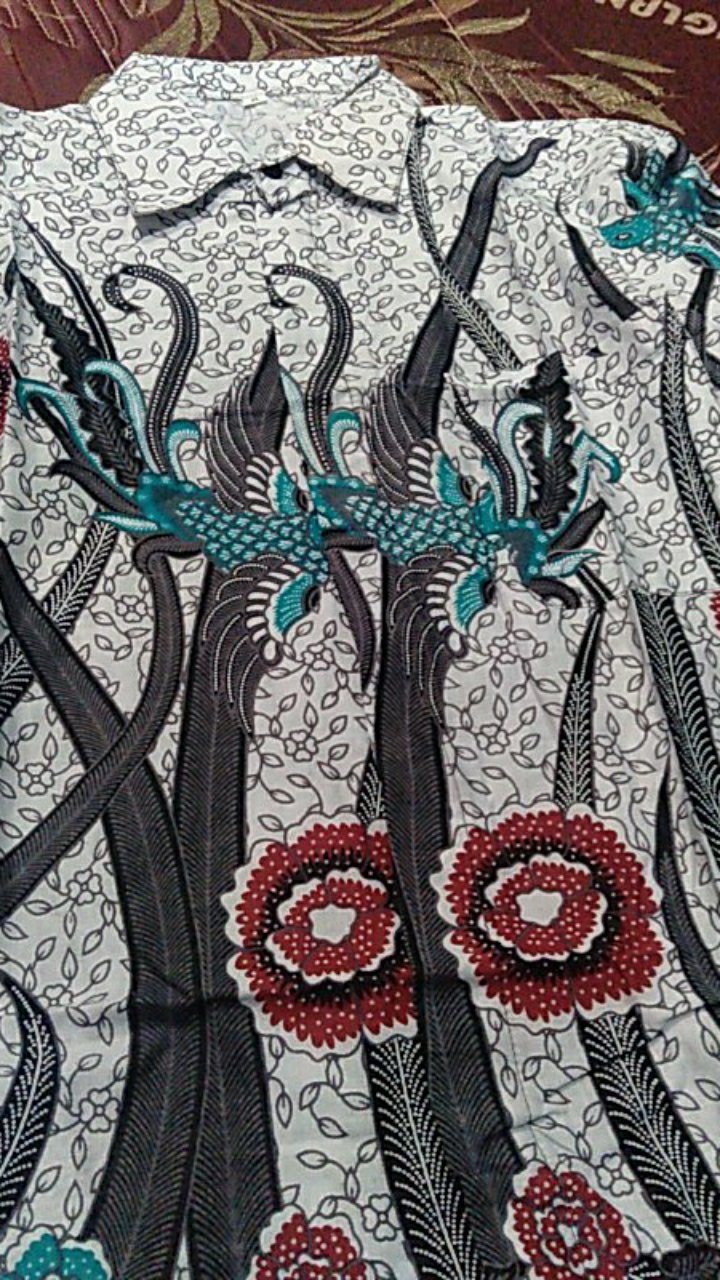 Batik Couple Keluarga - Sania Ruffle Batik Couple Ori Ndoro Jowi