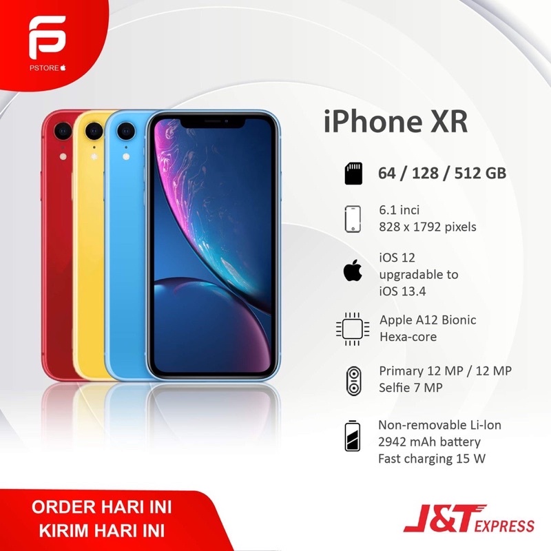 iPhone XR 64/128 GB LIKE NEW BERGARANSI