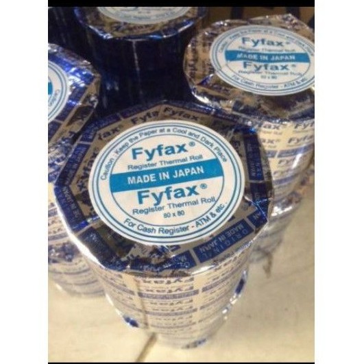 

Kertas Thermal Paper ukuran 80x80 merk Fyfax