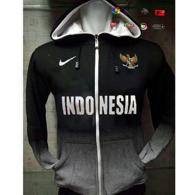Jaket Hoodie Timnas Indonesia Gradasi New Jersey Indonesi Kaos Naruto