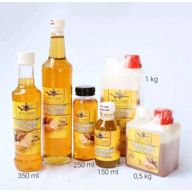 

2.2 GROSIR MADU 150 ML MURNI 100% ASLI ORIGINAL RAW NATURAL HONEY RATU LEBAH KESEHATAN MADIUN / MADU MURNI / MADU ORIGINAL / MADU