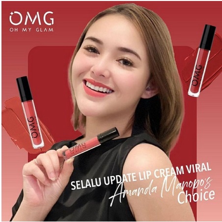 ✨SHASYA✨ OMG Oh My Glam Matte Kiss Lip Cream 3.5g | lipstick lipstik lipcream ✔️BPOM halal