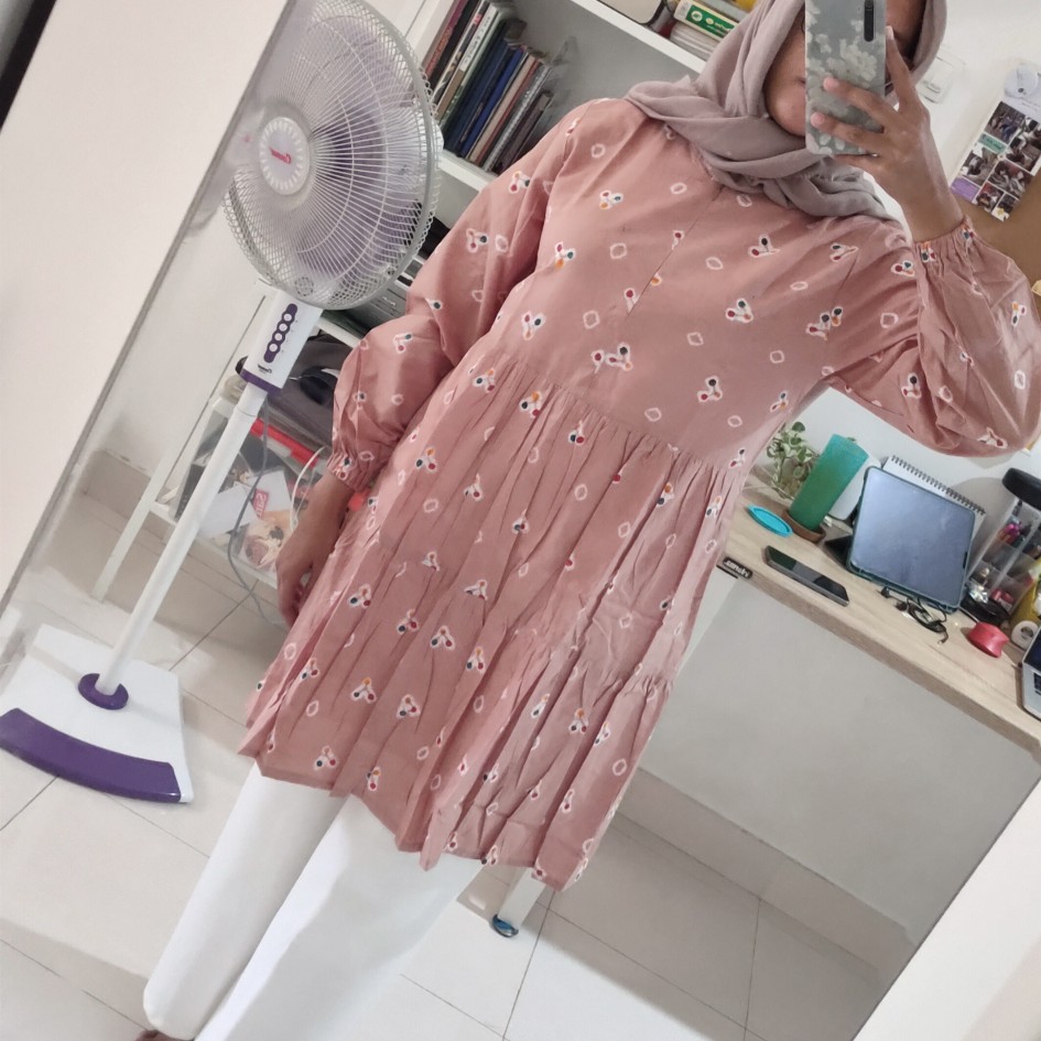 Sigi Tunic / Batik Jumputan Cengkehan Batik Tunik Batik Busui Batik Pastel