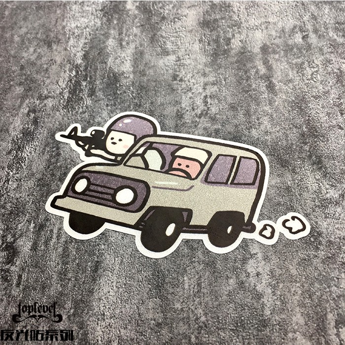 Stiker Reflektif Motif Tulisan Love Untuk Dekorasi Mobil Jeep Pubg