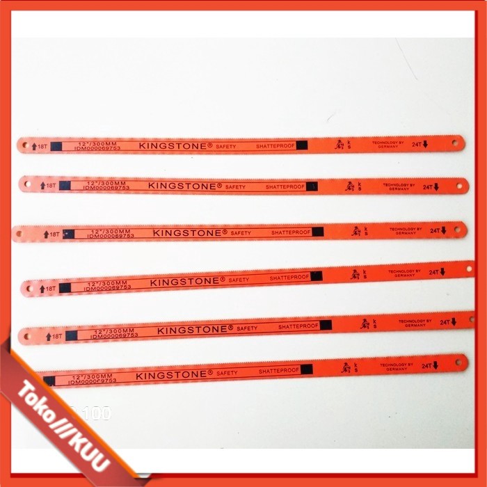 Mata Gergaji Potong Besi Fleksibel Kingstone 2 Sisi Gergaji Besi Pemotong Rockwool  100gr