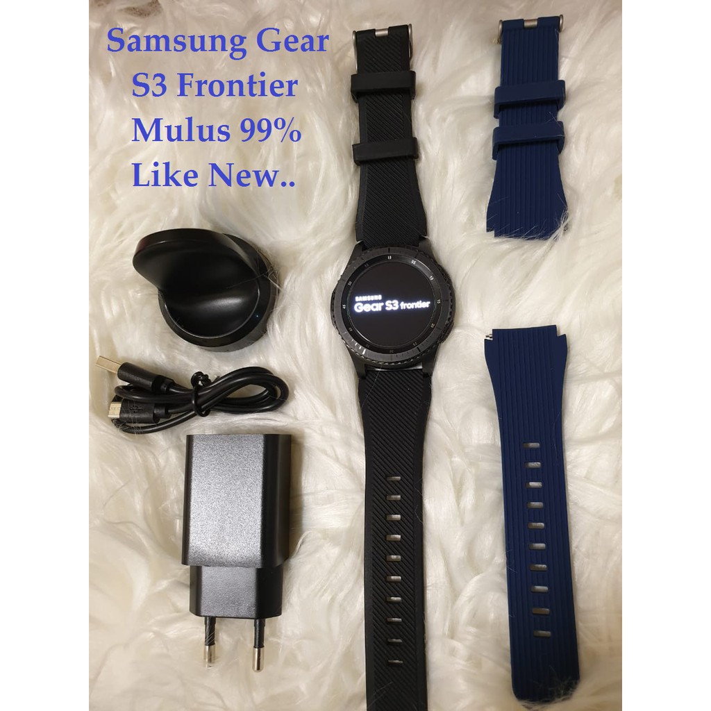 Samsung Gear S3 Frontier Second 99% Mulus Original