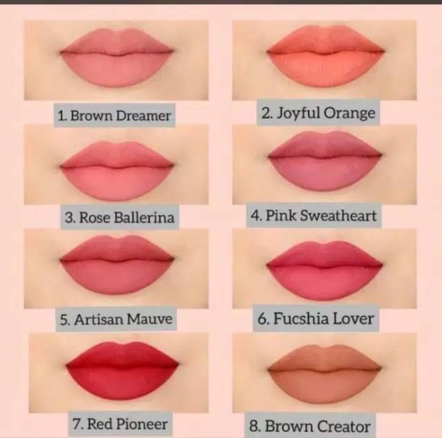 WARDAH COLORFIT VELVET LIP MATTE ORIGINAL 100%