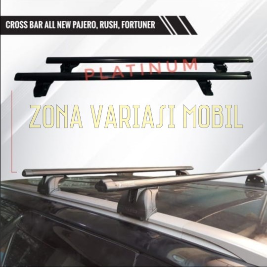 CrossBar / Cross bar / Kaki Rack Jepit Roof Rail All New Pajero 2016 2017 Platinum