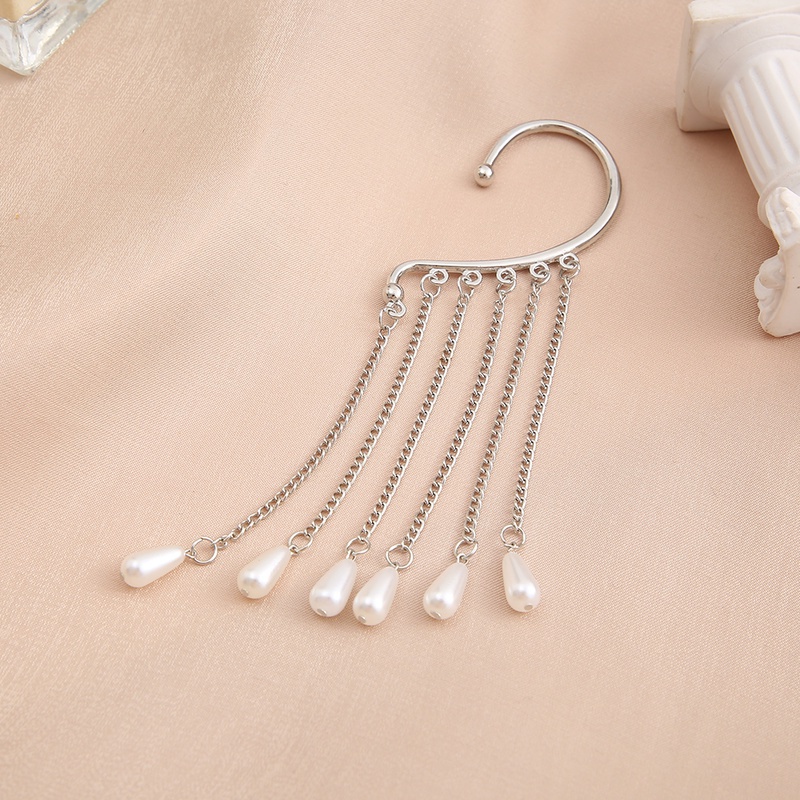 17km Anting Klip Wanita Bentuk Hati / Kupu-Kupu / Daun / Pita Hias Kristal Elegan-32