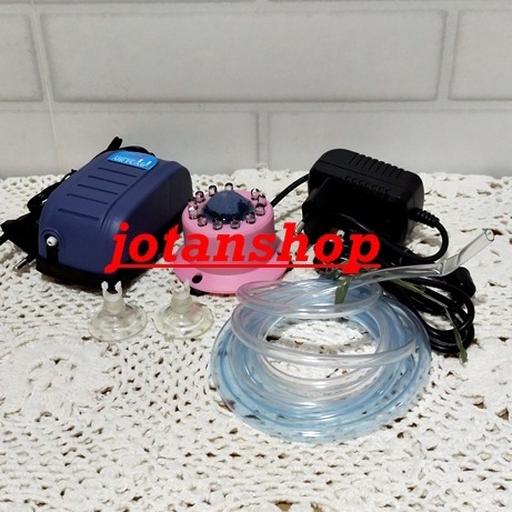 PAKET HORISEA LED Air stone airstone bubble lamp lampu gelembung udara aquarium aquascape