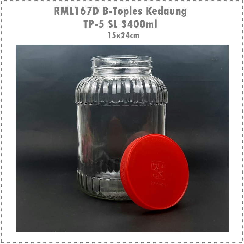 Toples Cendol/Toples Jadul/Toples Es Campur Kaca Kedaung TP-5 SL KIG 3400ml