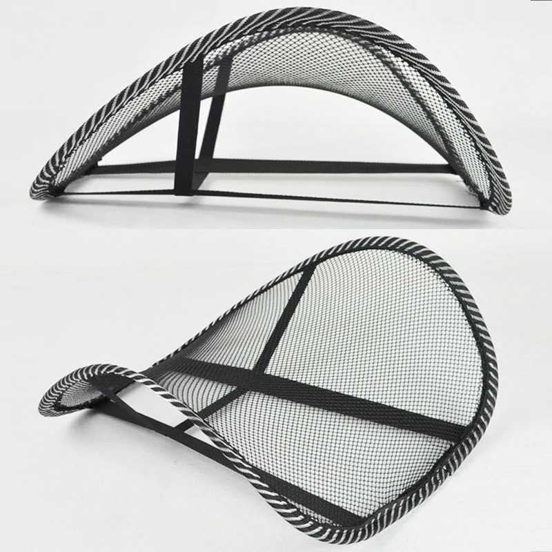 Sandaran Kursi Mobil Mesh Lumbar Back Support Dynamic Backrest Penyangga Senderan Korsi Multifungsi