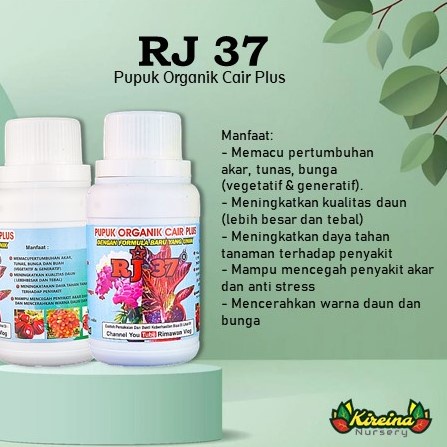 Pupuk Organik Cair Plus RJ 37 100 ml