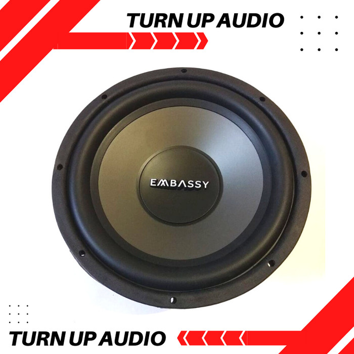 Subwoofer Embassy ES - 124 D 12 Inch Double coil ORIGINAL BERGARANSI