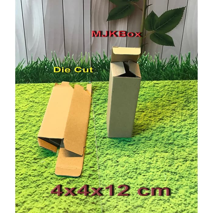 

SALE Kotak Kardus Uk. 4x4x12,5 cm................Die Cut minimal beli 20 pcs