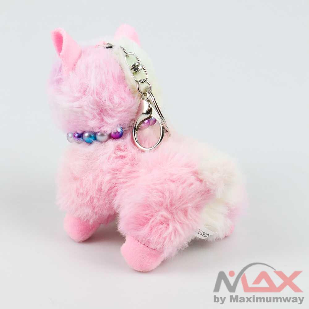 Boneka Gantungan Tas Gantungan kunci Aksesoris Tas lucu imut Gemes Lembut Boneka anjing cute Mainan Alpaca Toy Key Chain Gantungan Kunci Boneka Plush bentuk alpaca karakter kartun aksesoris tas wanita dan anak anak mainan boneka lucu gemes imut