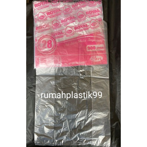 kantong plastik putih bening royal HD28