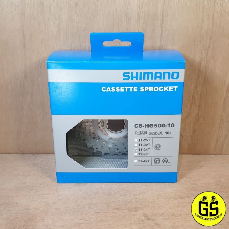 Cassete Sprocket Shimano Tiagra HG500 - 10 10 Speed