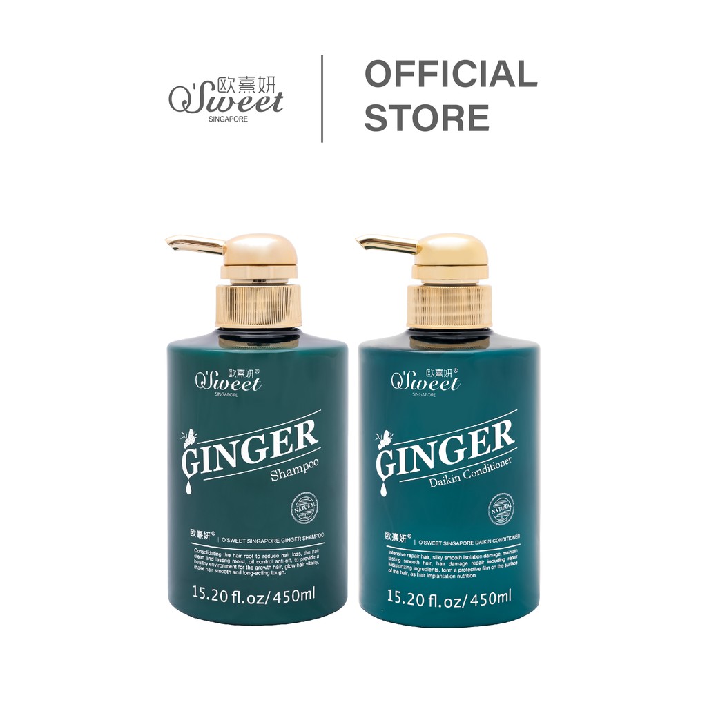 

O'Sweet Singapore Ginger Shampoo & Daikin Conditioner 450ml